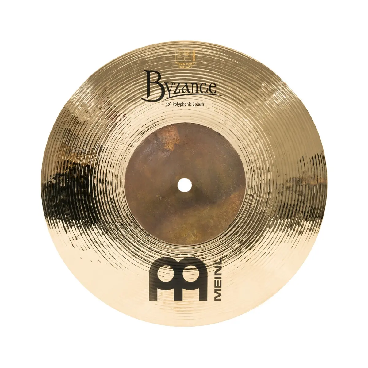 Meinl Cymbals Byzance Brilliant Polyphonic Splash Cymbal - 10 Inches 1