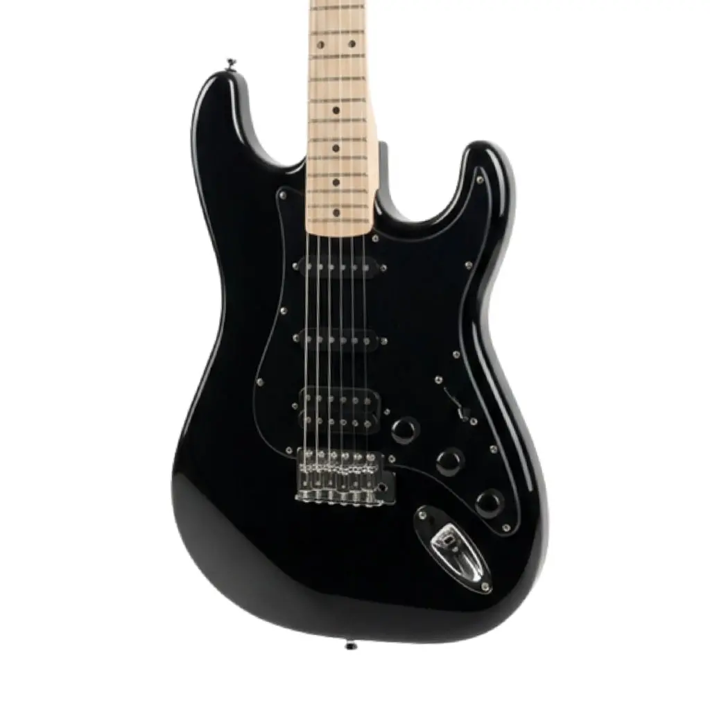 Kramer Focus Vt-211S Electric Guitar - Black W/Black Guard 1