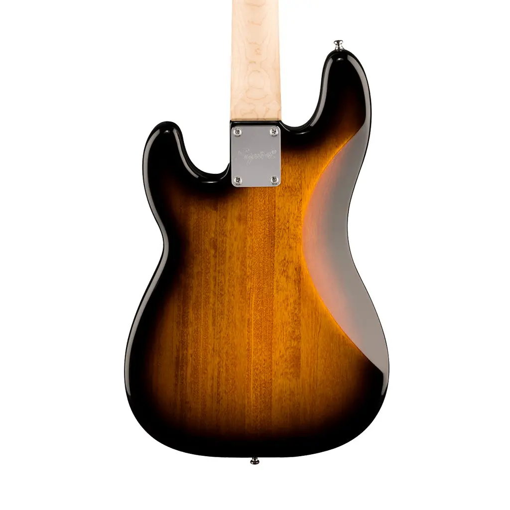Fender Mini Precision Bass Laurel Fingerboard W/White Pickguard - 2-Color Sunburst 2