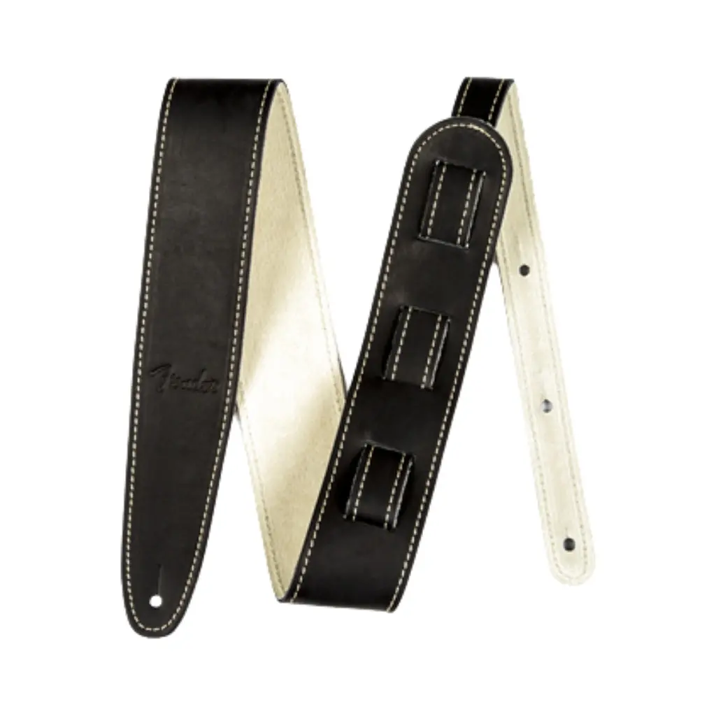 Fender Ball Glove Leather Strap - 2.5 Inch Black 1