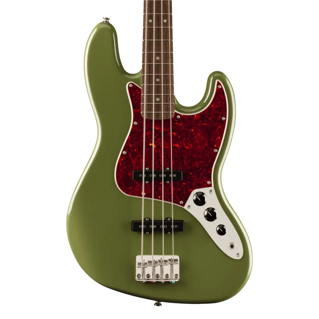 Squier Fsr Classic Vibe '60S Jazz Bass - Olive, Laurel Fingerboard 1