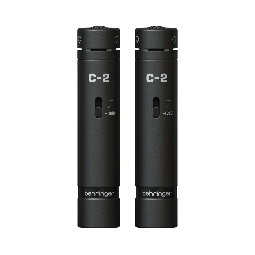 Behringer C-2 Matched Studio Condenser Microphones (Pair) - Dark Edition 1