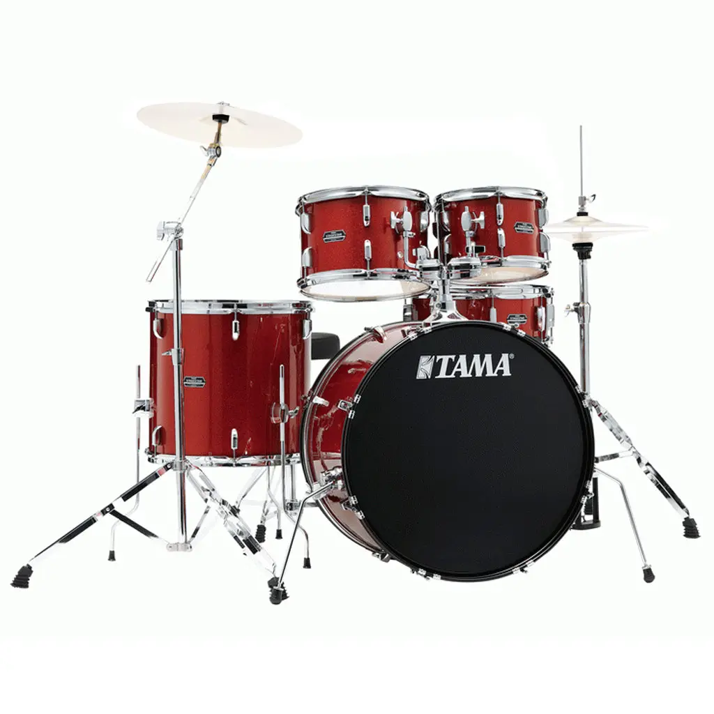 Tama Stagestar 5-Piece Complete Kit With 22" Bass Drum - Scorched Copper Sparkle 1