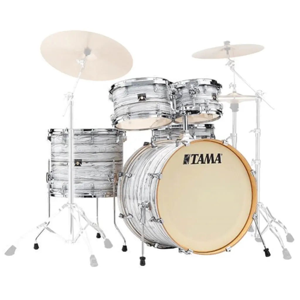 Tama Superstar Classic 5-Piece Shell Pack With 22" Bass Drum - Ice Ash Wrap 1