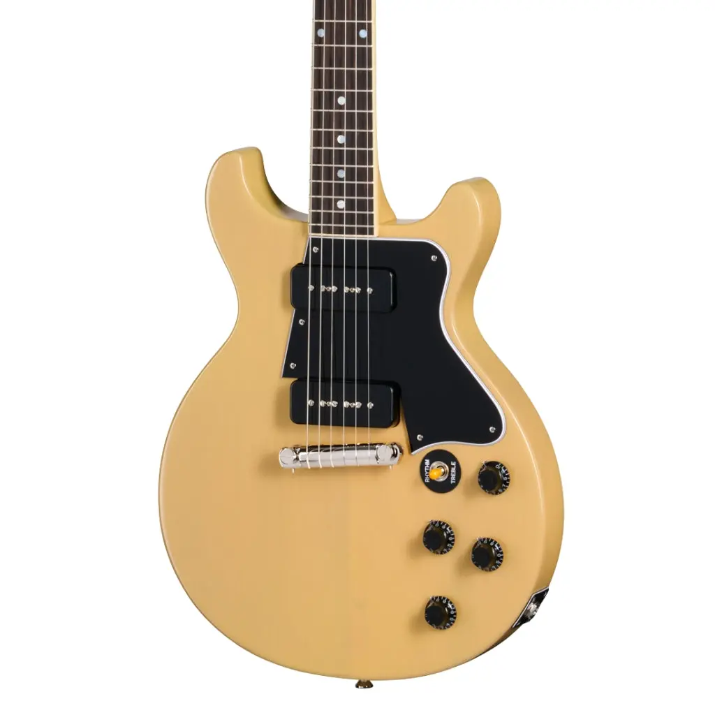 Epiphone 1960 Les Paul Special Double Cut Reissue Electric Guitar - Tv Yellow 1