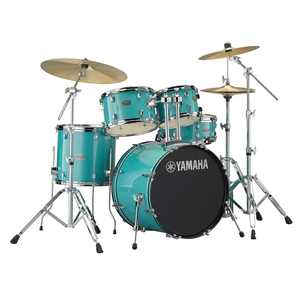 Yamaha Rydeen 20" 5Pc Fusion Drum Kit - Turquoise Glitter 1