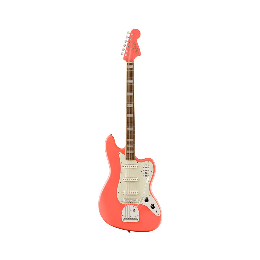 Squier Classic Vibe Limited Edition 6-String Bass Vi W/Mint Pickguard - Tahitian Coral 2