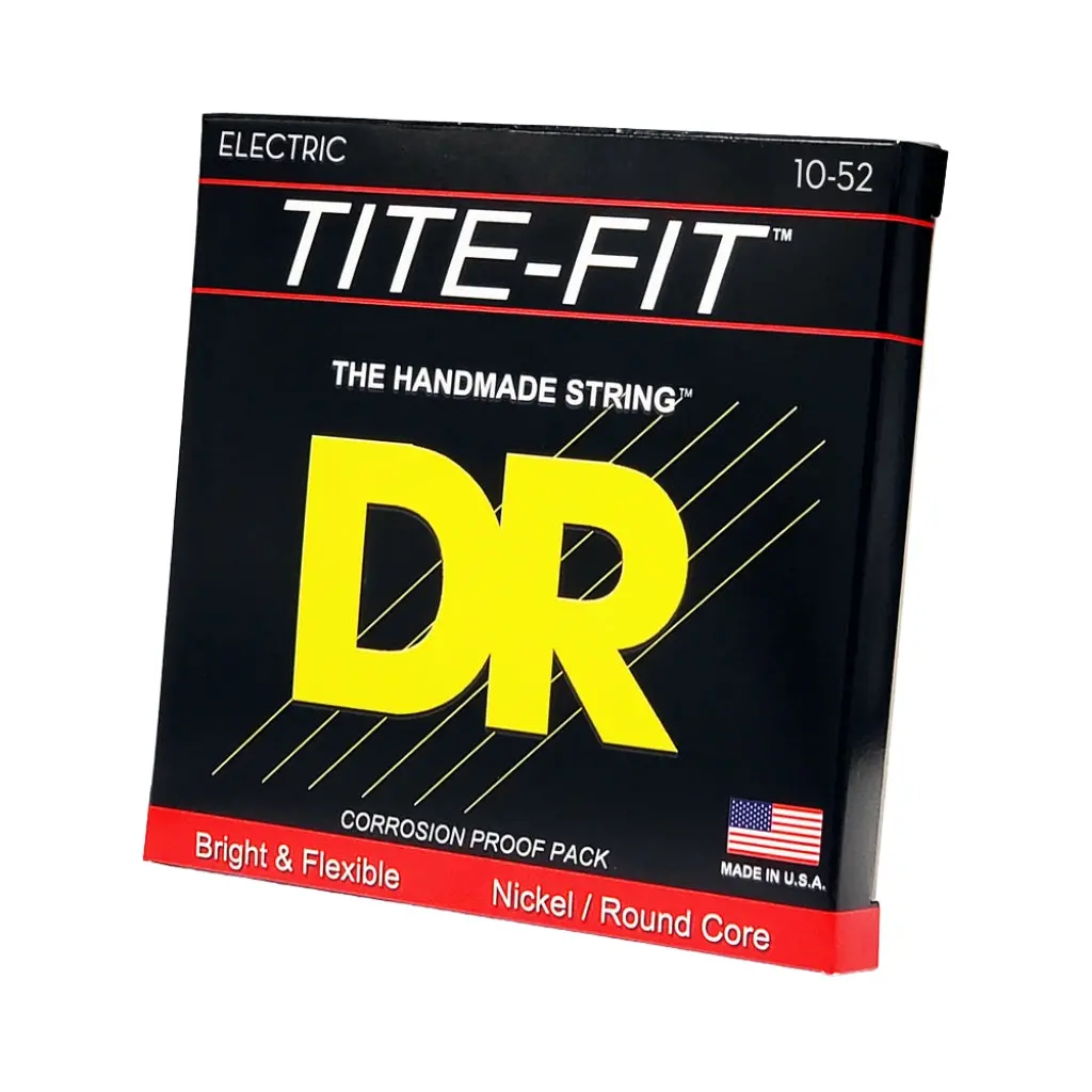 Dr Tite-Fit Compression Wound Electric Guitar Strings - Big To Heavy 10-52 1