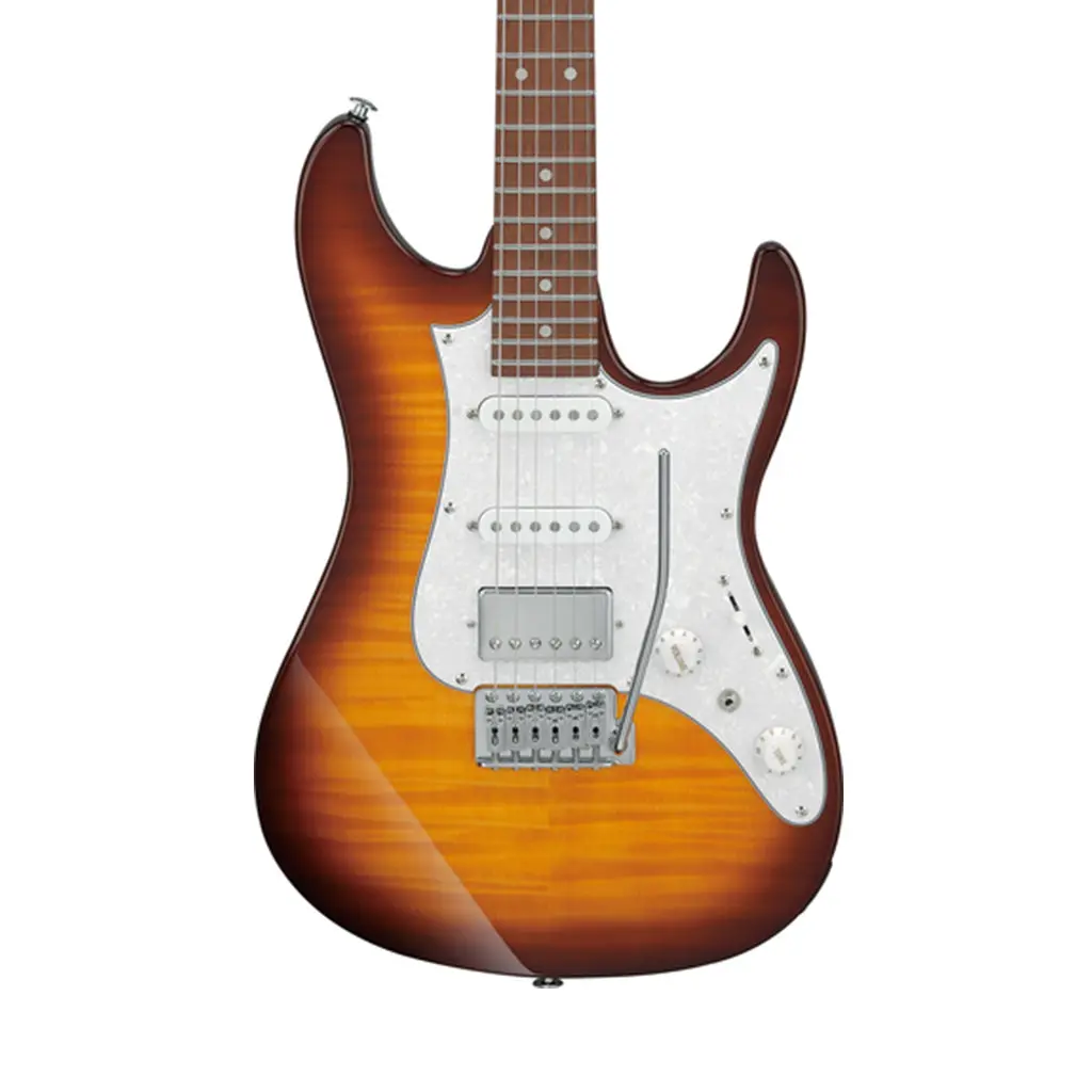 Ibanez Az22s1f Flamed Maple Top Electric Guitar - Violin Sunburst 1