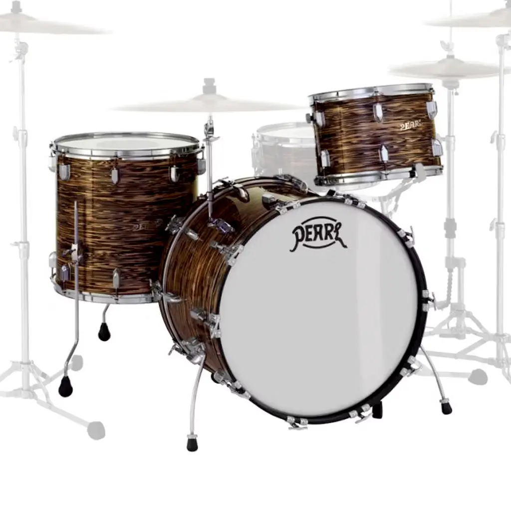 Pearl Limited Edition 75Th Anniversary President Series Phenolic 22" 3-Piece Shell Pack - Matte Bronze Oyster 1