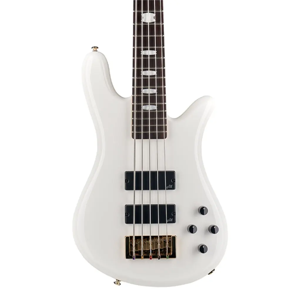 Spector Icon Ns-5 5-String Electric Bass Guitar - White Gloss 1