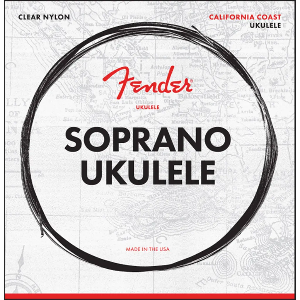 Fender Soprano Ukulele Strings, Set Of Four 1