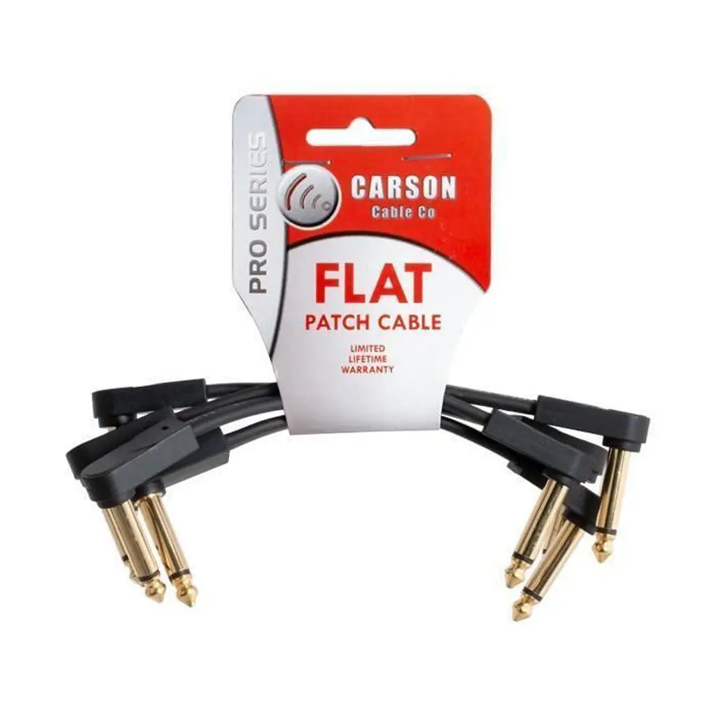 Carson Pro Series - Patch Cable Flat - 4 Pack 1