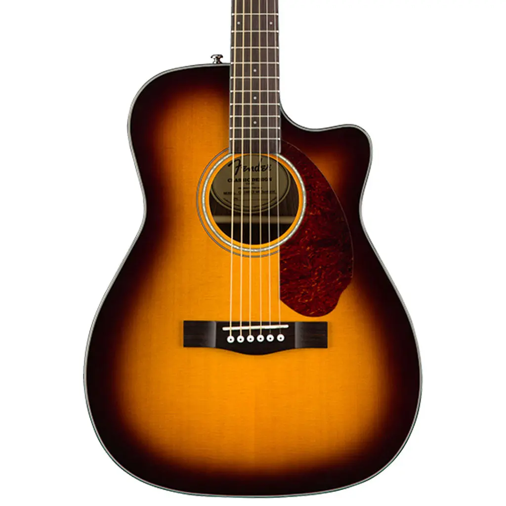 Fender Cc-140Sce Concert With Case - Sunburst 1