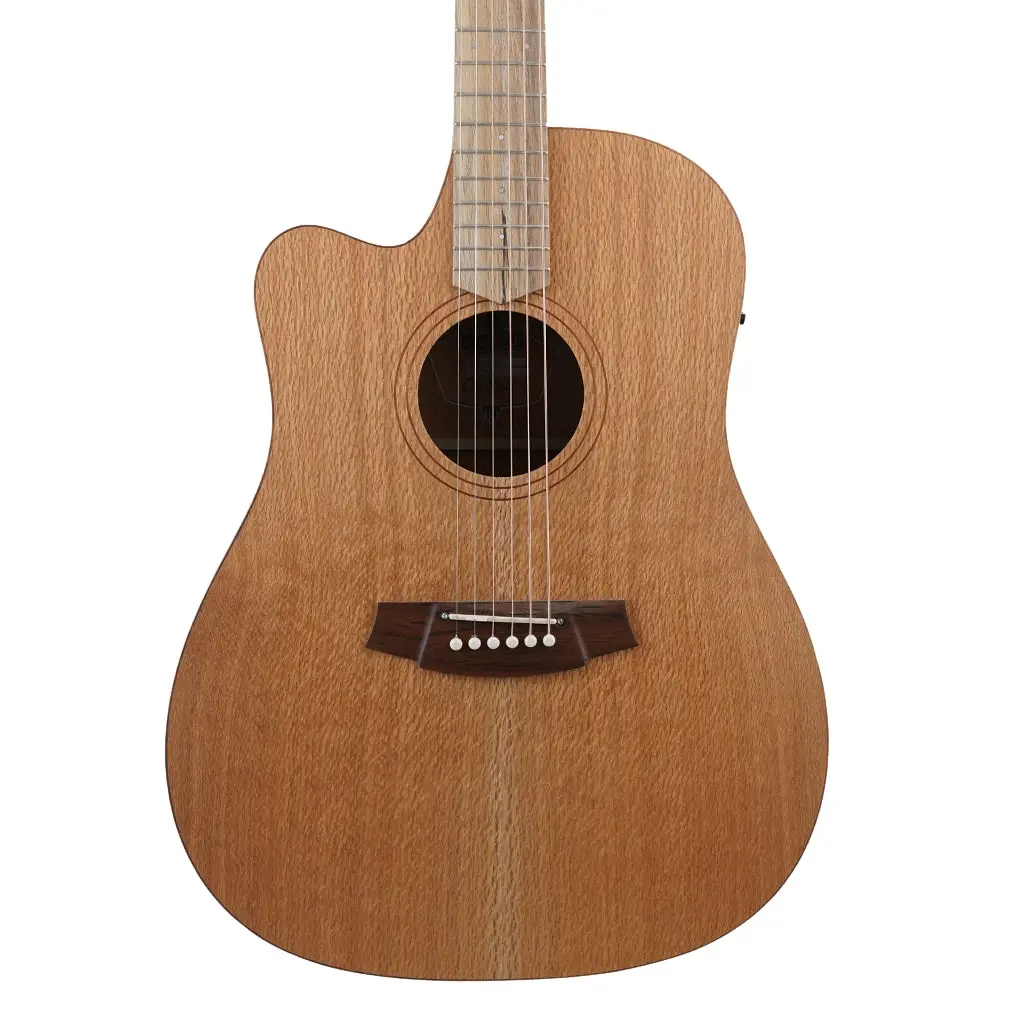 Cole Clark Fl1ec Left Handed - Southern Silky Oak 1
