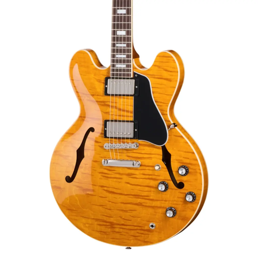 Gibson Es-335 Figured Semi-Hollowbody Electric Guitar - Honey Amber 1