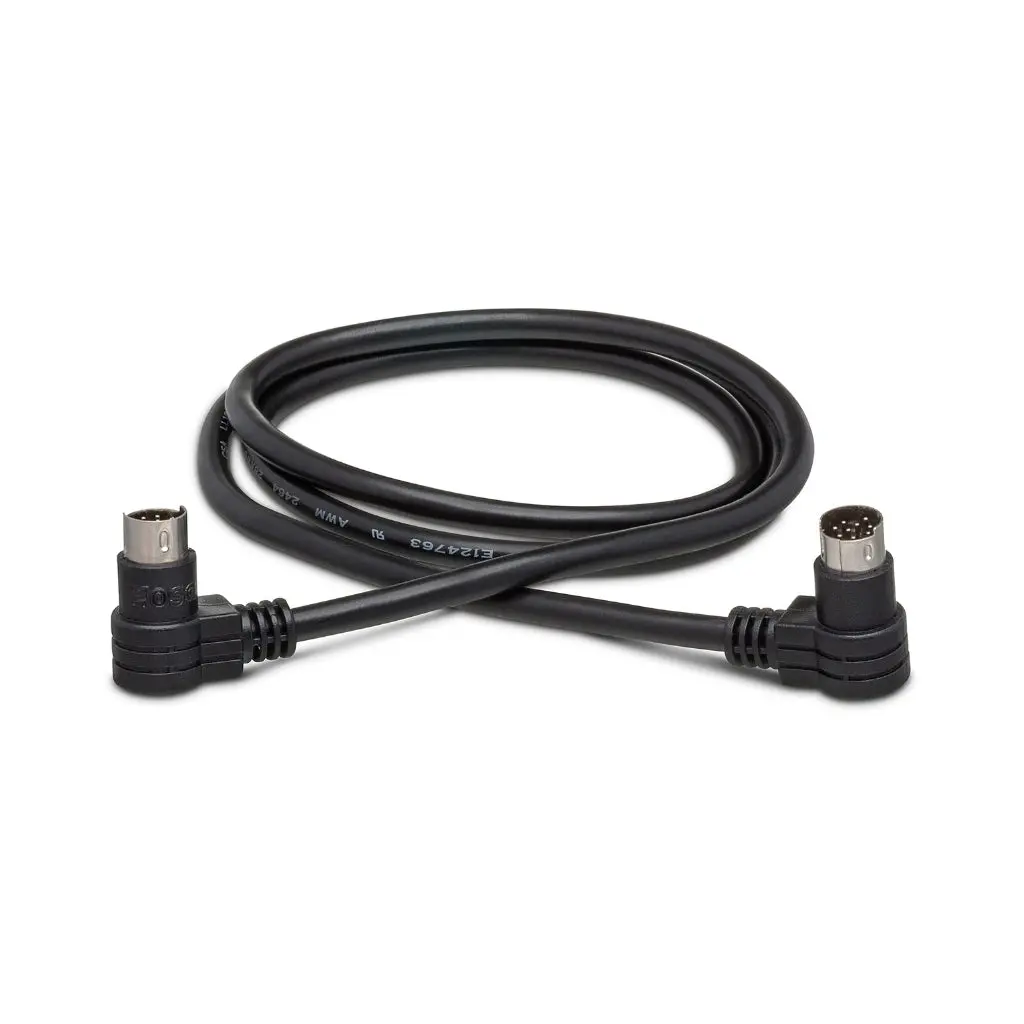 Hosa Technology Right-Angle 8-Pin Mini-Din To Same Cd Controller Cable 3Ft 1