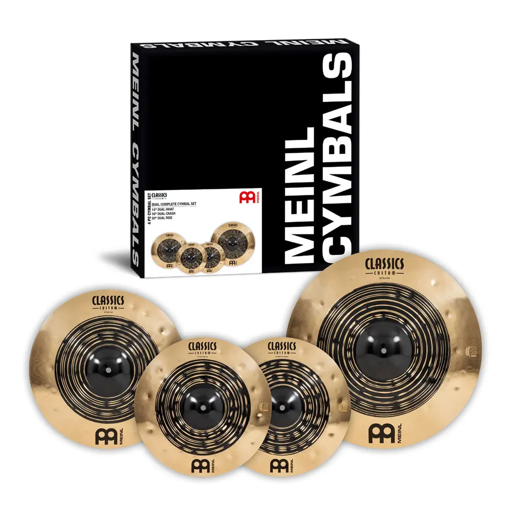 Meinl Classics Custom Dual Set - 14" Hi-Hats, 16" Crash, 20" Ride 1