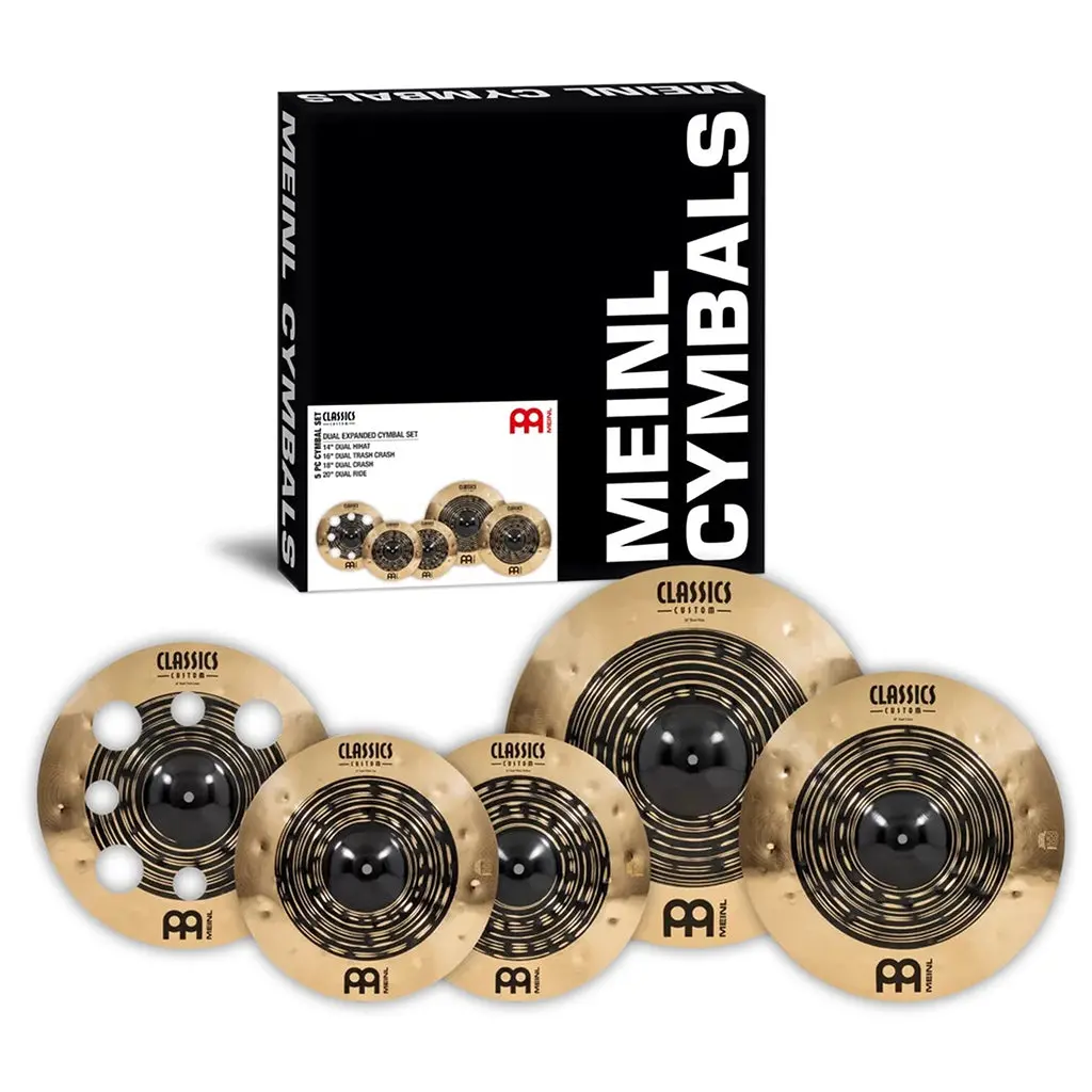 Meinl Classics Custom Dual Set - 14" Hi-Hats, 16" Trash Crash, 18" Crash, 20" Ride 1