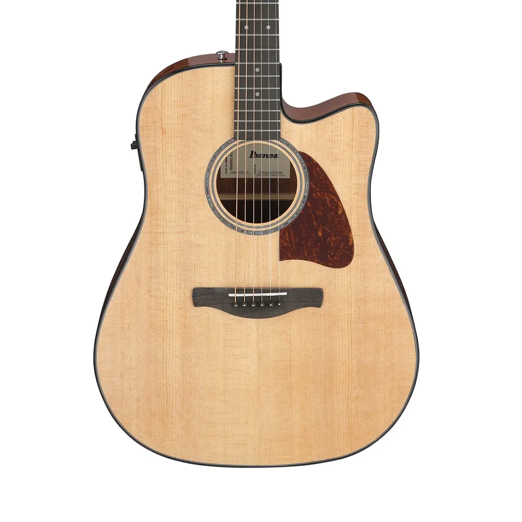 Ibanez Aad51ce Dreadnought Cutaway Acoustic Guitar W/Pickup - Natural High Gloss 1