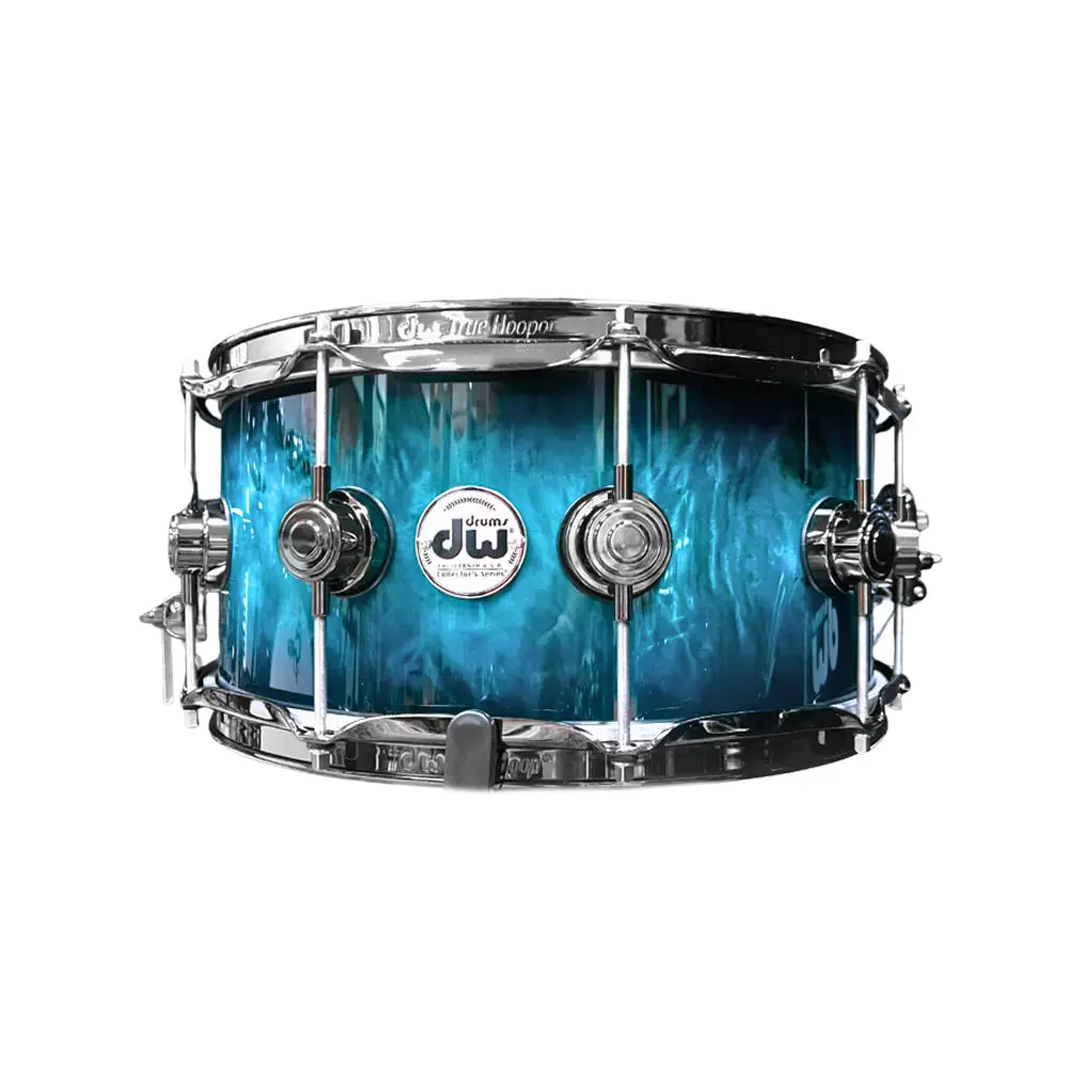 Dw X6 Regal To Royal Burst Over Sycamore With Black Nickel Hardware, Maple 12-Ply Vlt Snare Drum 14X6.5 1