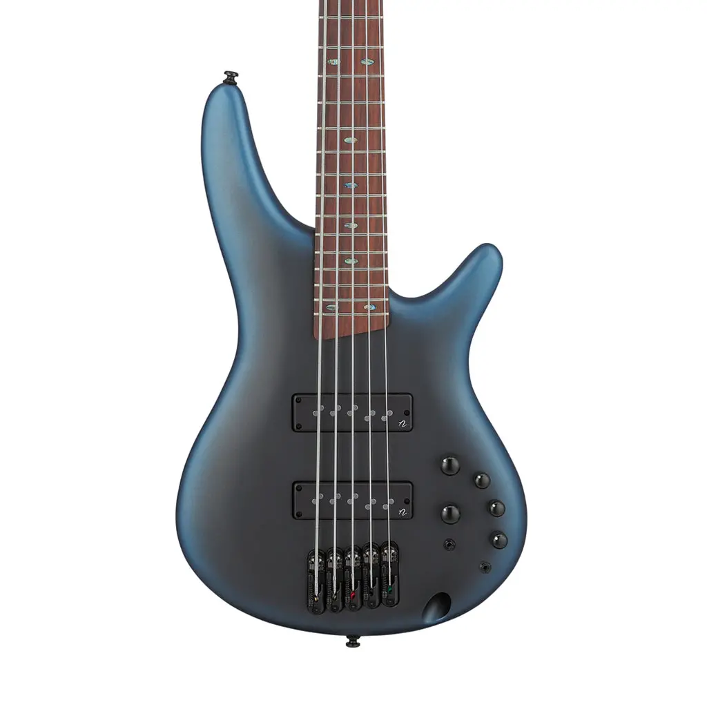 Ibanez Sr505n 5-String Electric Bass Nordstrand Pickups - Midnight Arctic Ocean Matte 1