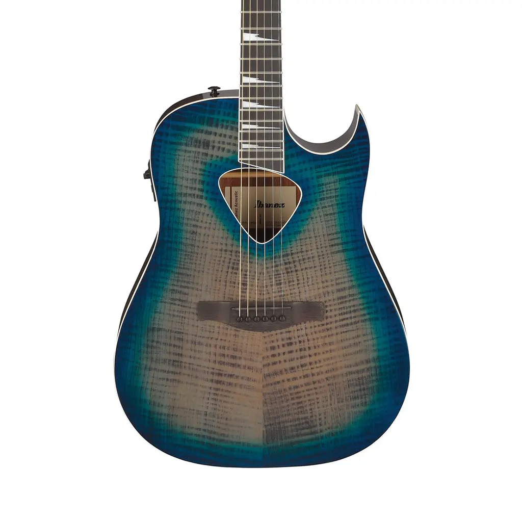 Ibanez Alt50fa Acoustic Guitar W/Pickup - Blue Doom Burst High Gloss 1