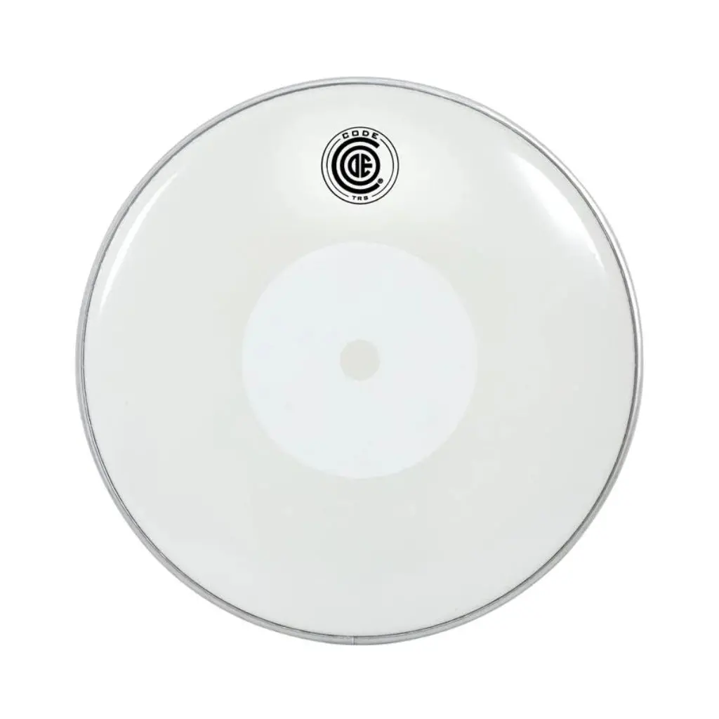Code Trs Smooth White Twin Ply With White Dot Snare Drumhead - 14 Inches 1