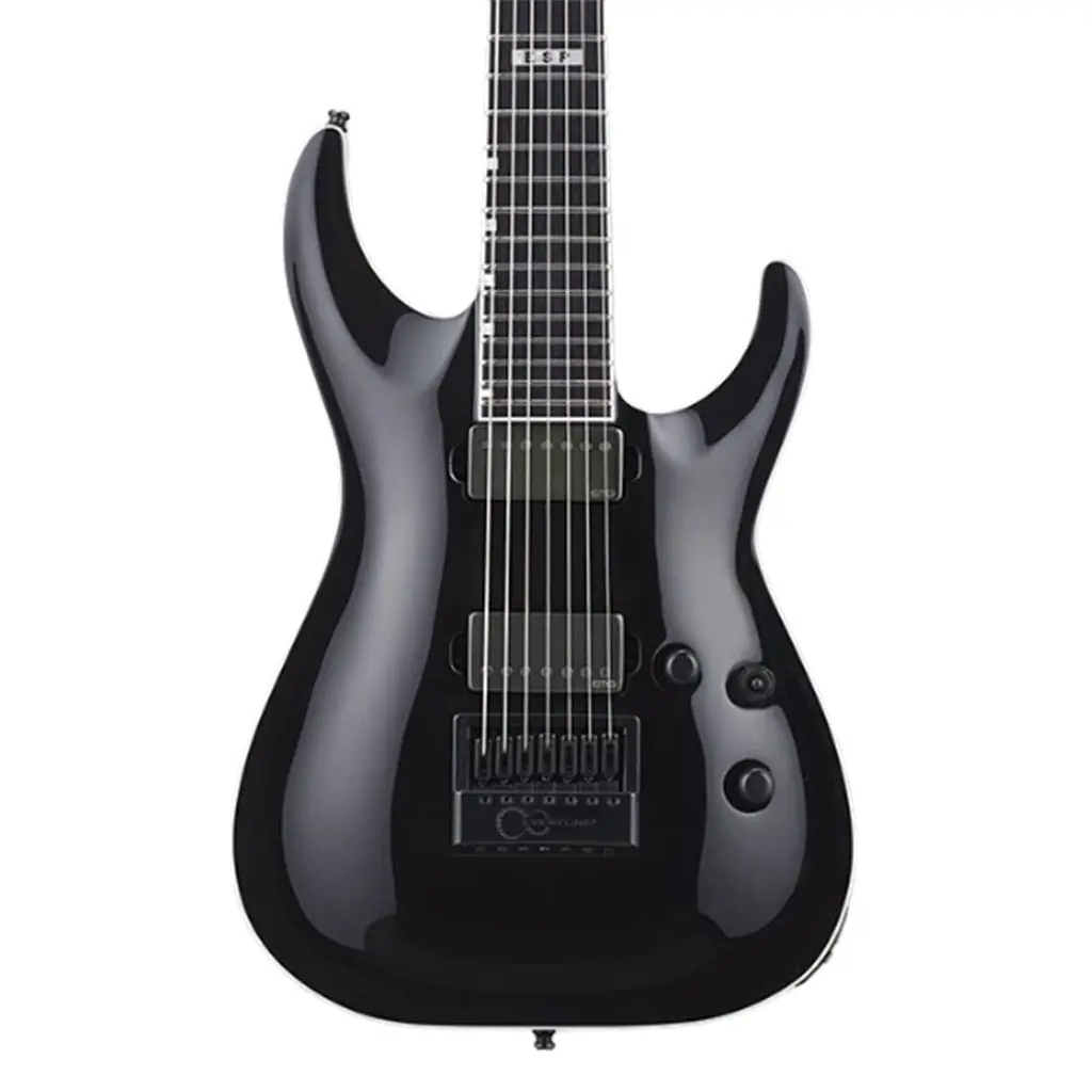 Esp E-Ii Horizon Evertune 7-String Electric Guitar - Black 1