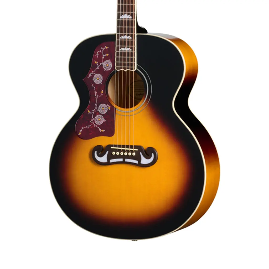 Epiphone J200 Studio Left Handed - Vintage Sunburst 1