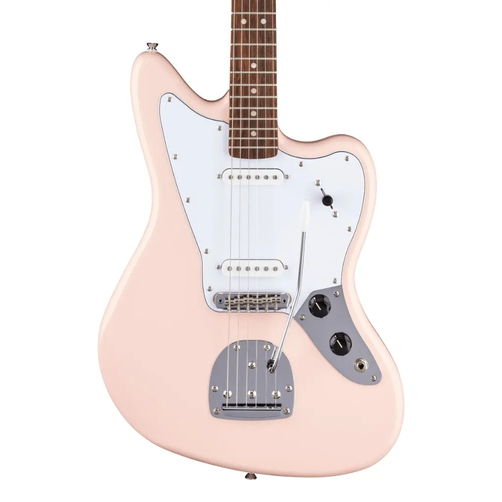 Squier Fsr Affinity Jaguar Electric Guitar - Shell Pink, Laurel Fingerboard 1