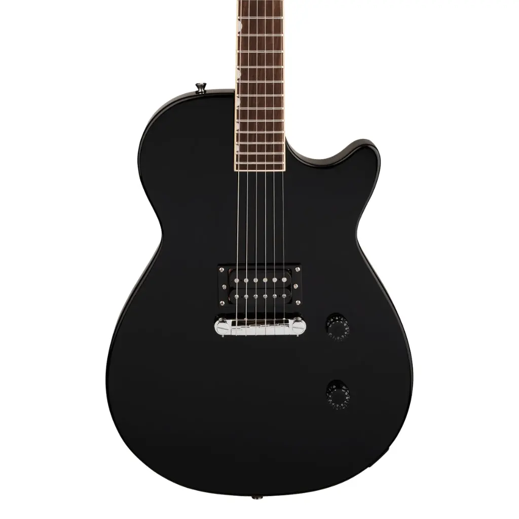 Gretsch Streamliner Jet Club 1 Pickup Electric Guitar - Jet Black, Laurel Fingerboard 1
