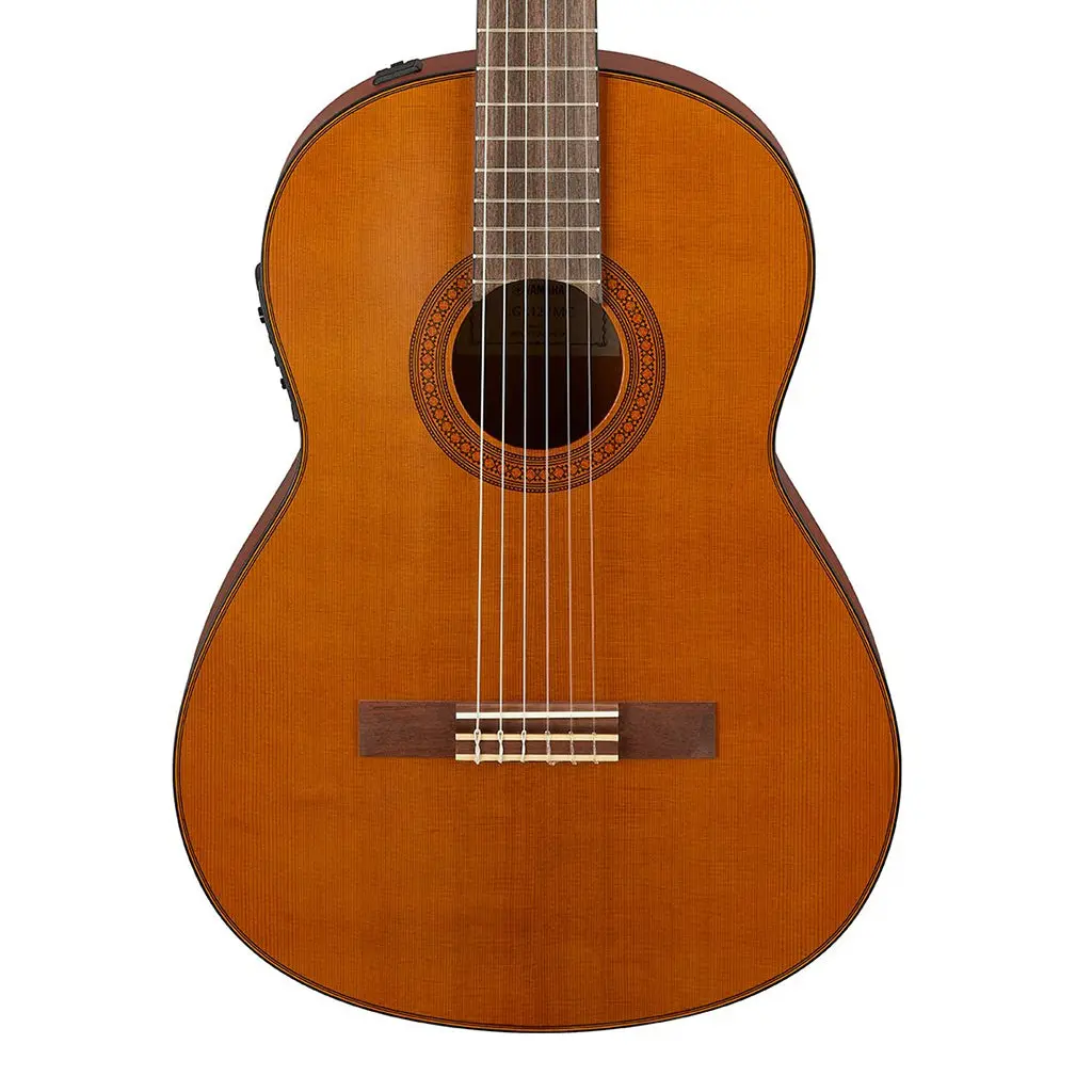 Yamaha Cgx122mc Acoustic Electric Classic Guitar - Cedar Top 1
