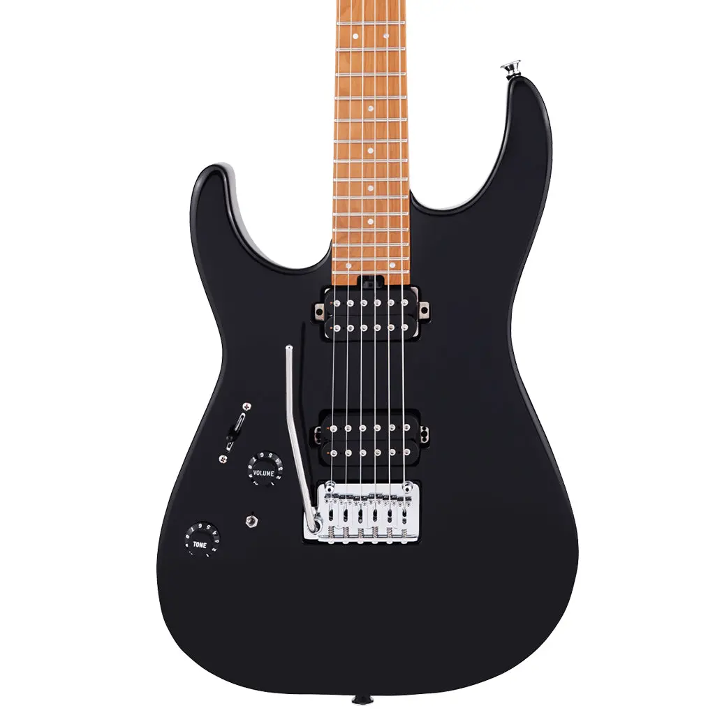 Charvel - Pro-Mod Dk24 Hh 2Pt Cm Lh, Caramelized Fingerboard, Gloss Black 1