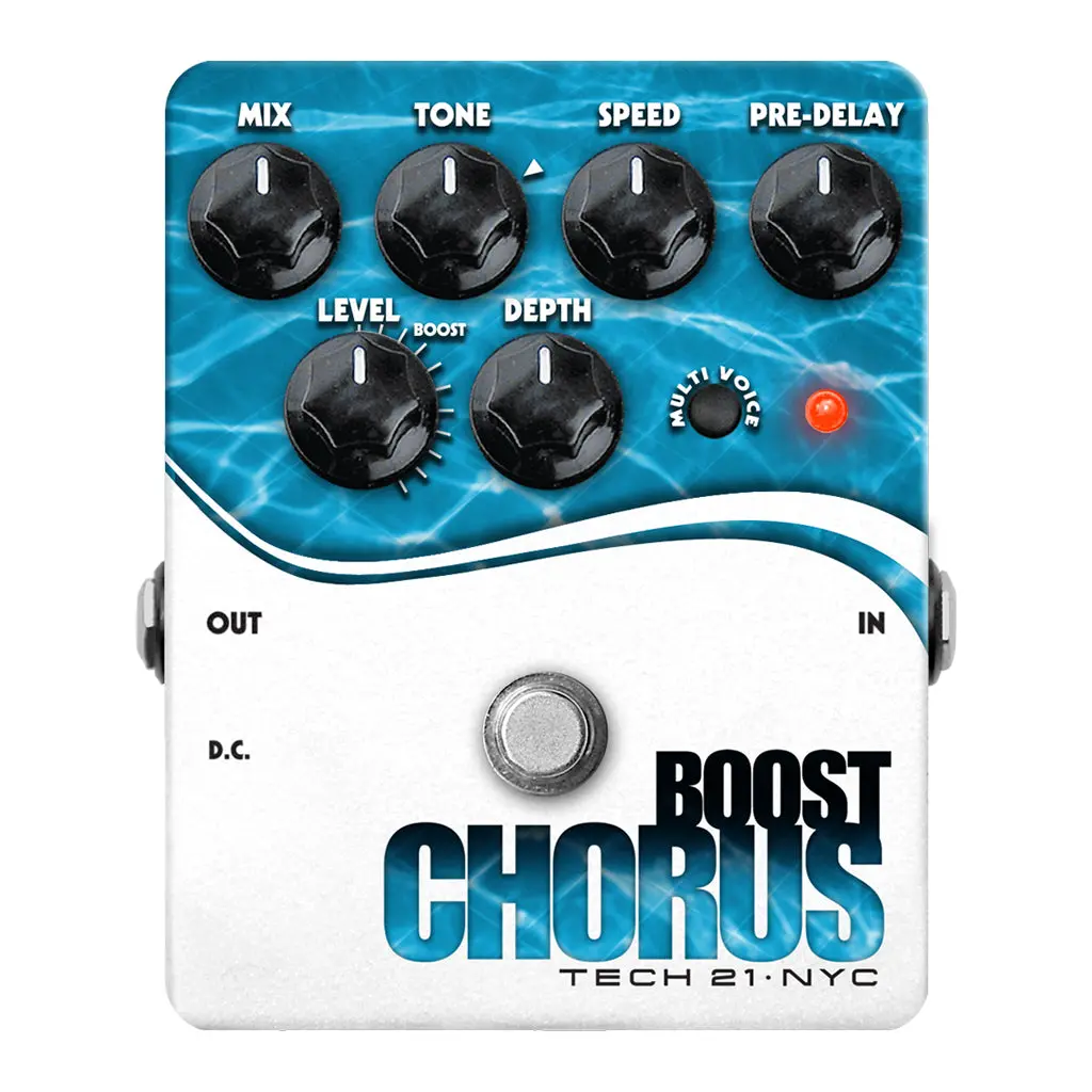 Tech 21 Boost Fuzz Chorus Analog Chorus Emulator 1