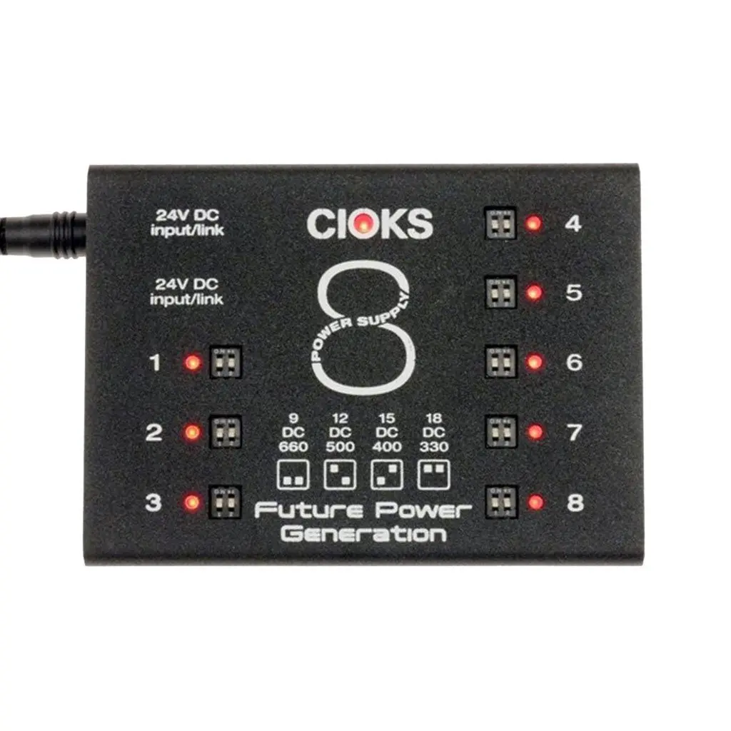 Cioks 8 (Expanderkit)*8 Outlet In 8 Isolated Dc, 5V Usb And 24V Dc Aux Out With 2A Max 2
