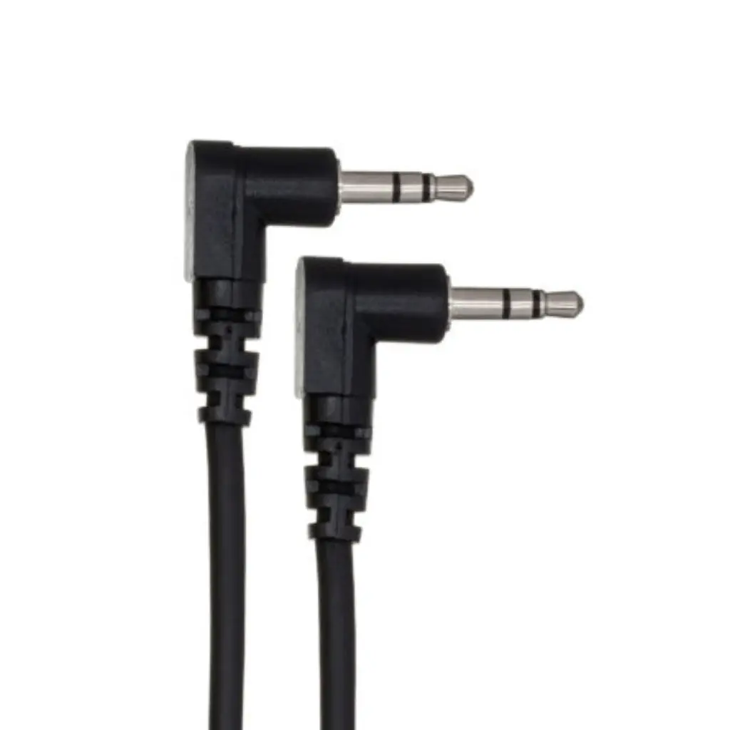 Hosa Technology Right-Angle 3.5Mm Trs To Same Stereo Interconnect Cable 10Ft 2