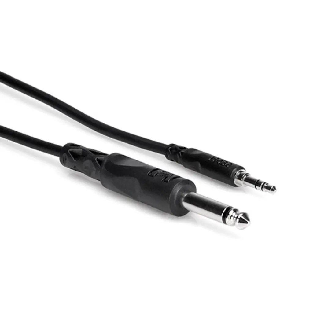 Hosa Technology 1/4" Ts To 3.5Mm Trs Mono Interconnect 3Ft 2