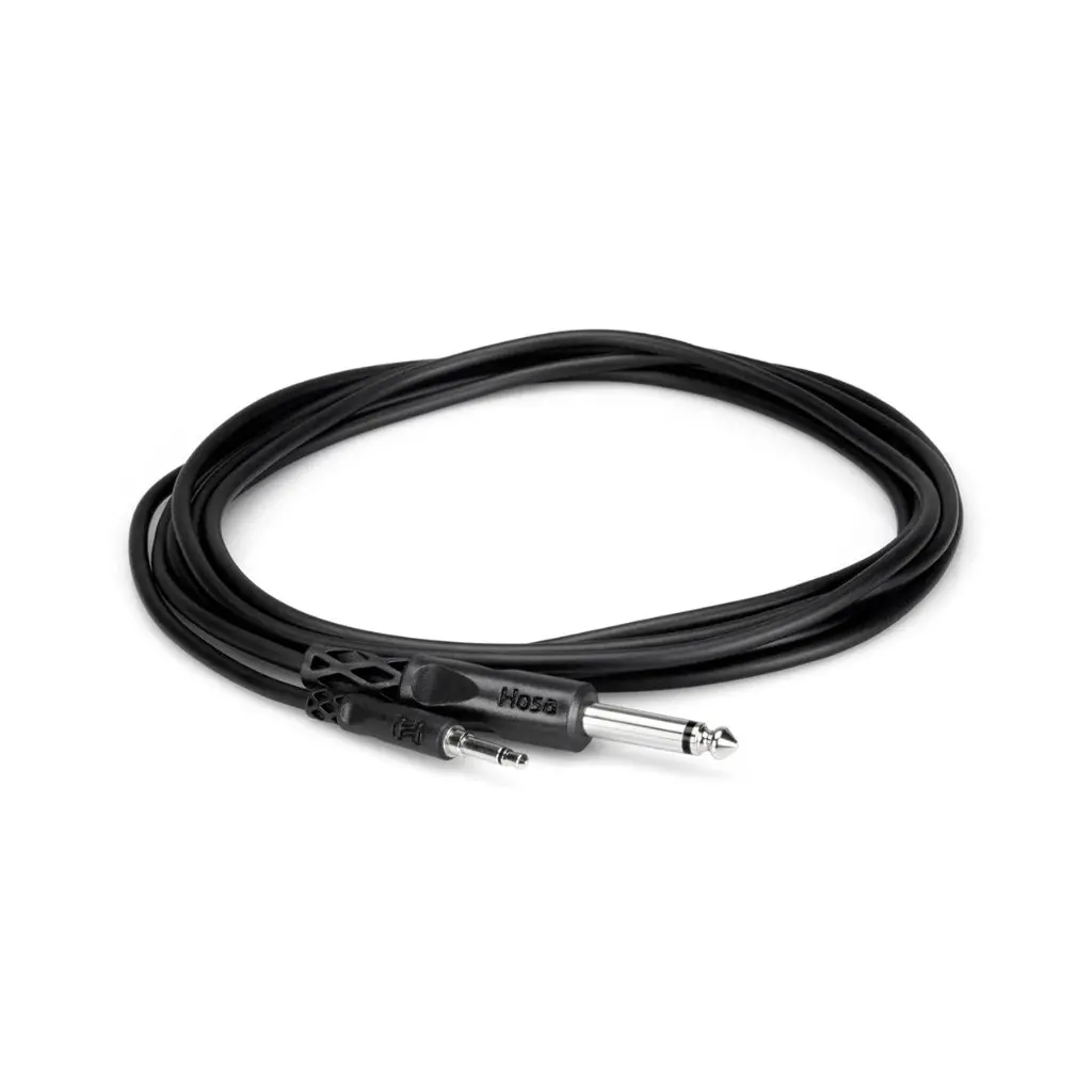 Hosa Technology 3.5 Mm Ts To 1/4 In Ts Mono Interconnect 5Ft 1