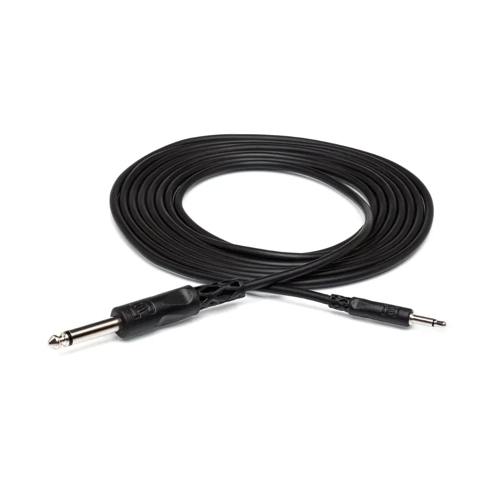 Hosa Technology 3.5Mm Ts To 1/4" Ts Mono Interconnect Cable 10Ft 1