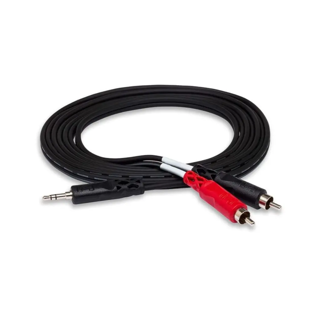 Hosa Technology 3.5Mm Trs To Dual Rca Stereo Breakout Cable 3Ft 1
