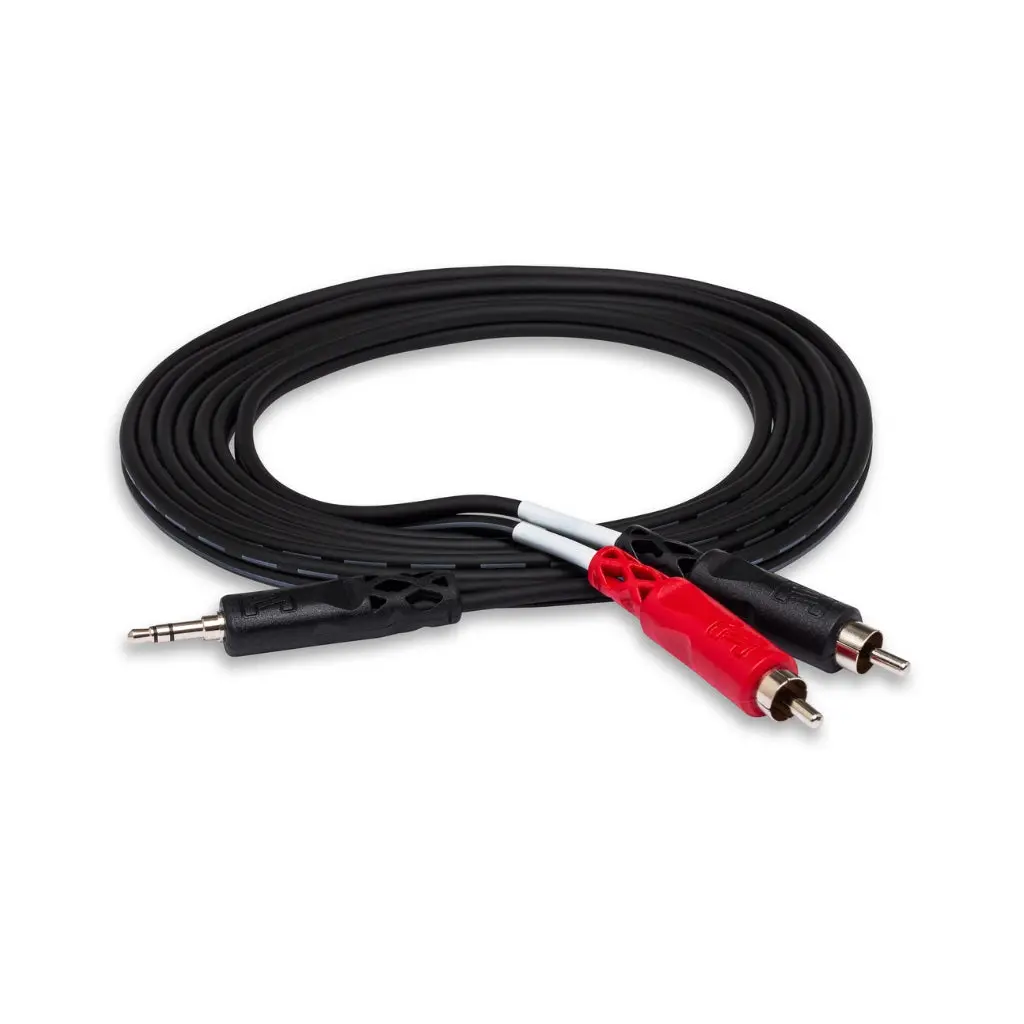 Hosa Technology 3.5 Mm Trs To Dual Rca Stereo Breakout Cable 6Ft 1