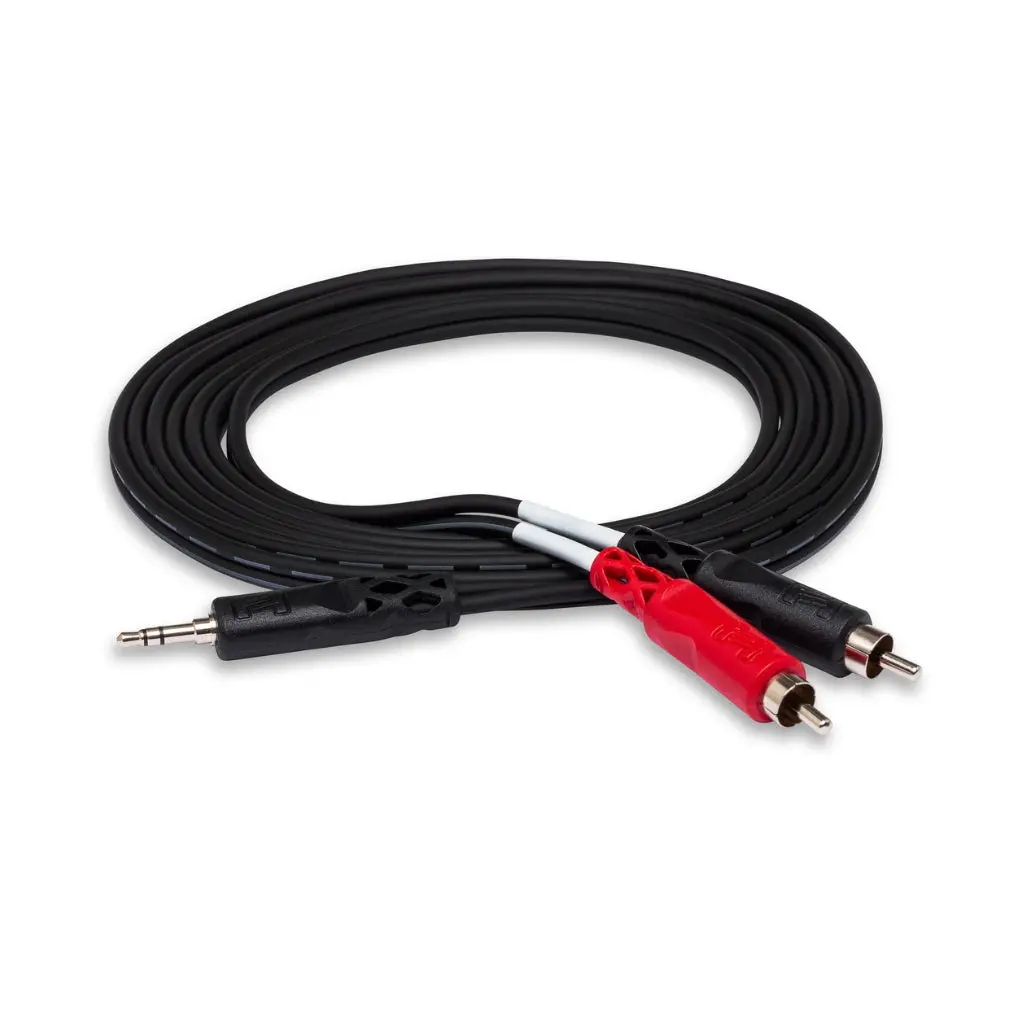 Hosa Technology 3.5 Mm Trs To Dual Rca Stereo Breakout Cable 10Ft 1