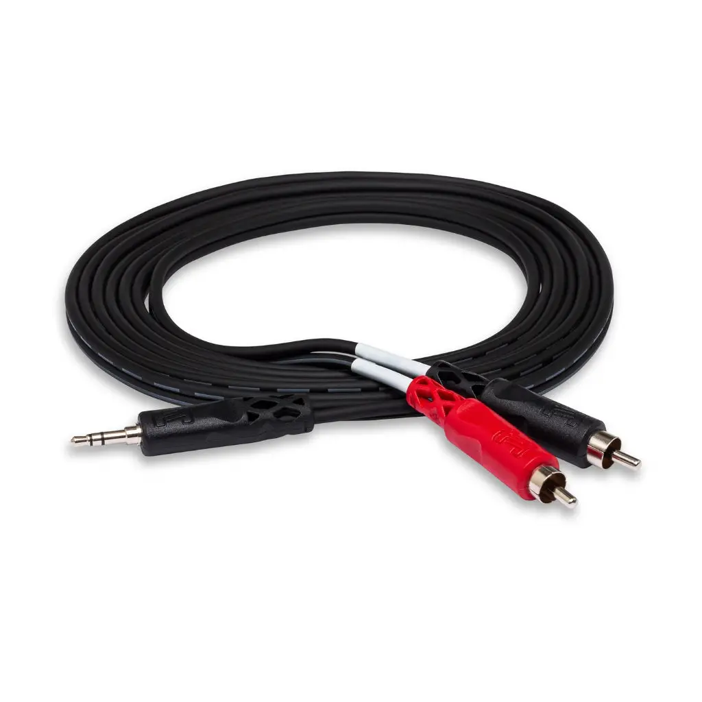 Hosa Technology 3.5 Mm Trs To Dual Rca Stereo Breakout Cable 15Ft 1