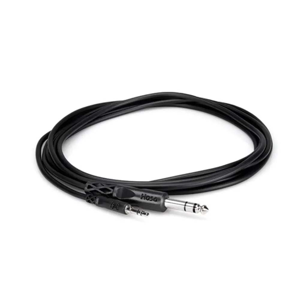 Hosa Technology 3.5Mm Trs To 1/4" Trs Stereo Interconnect Cable 3Ft 1