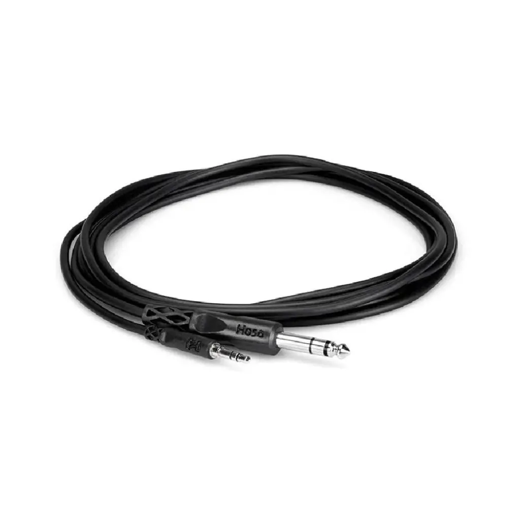 Hosa Technology 3.5 Mm Trs To 1/4" Trs Stereo Interconnect Cable 5Ft 1