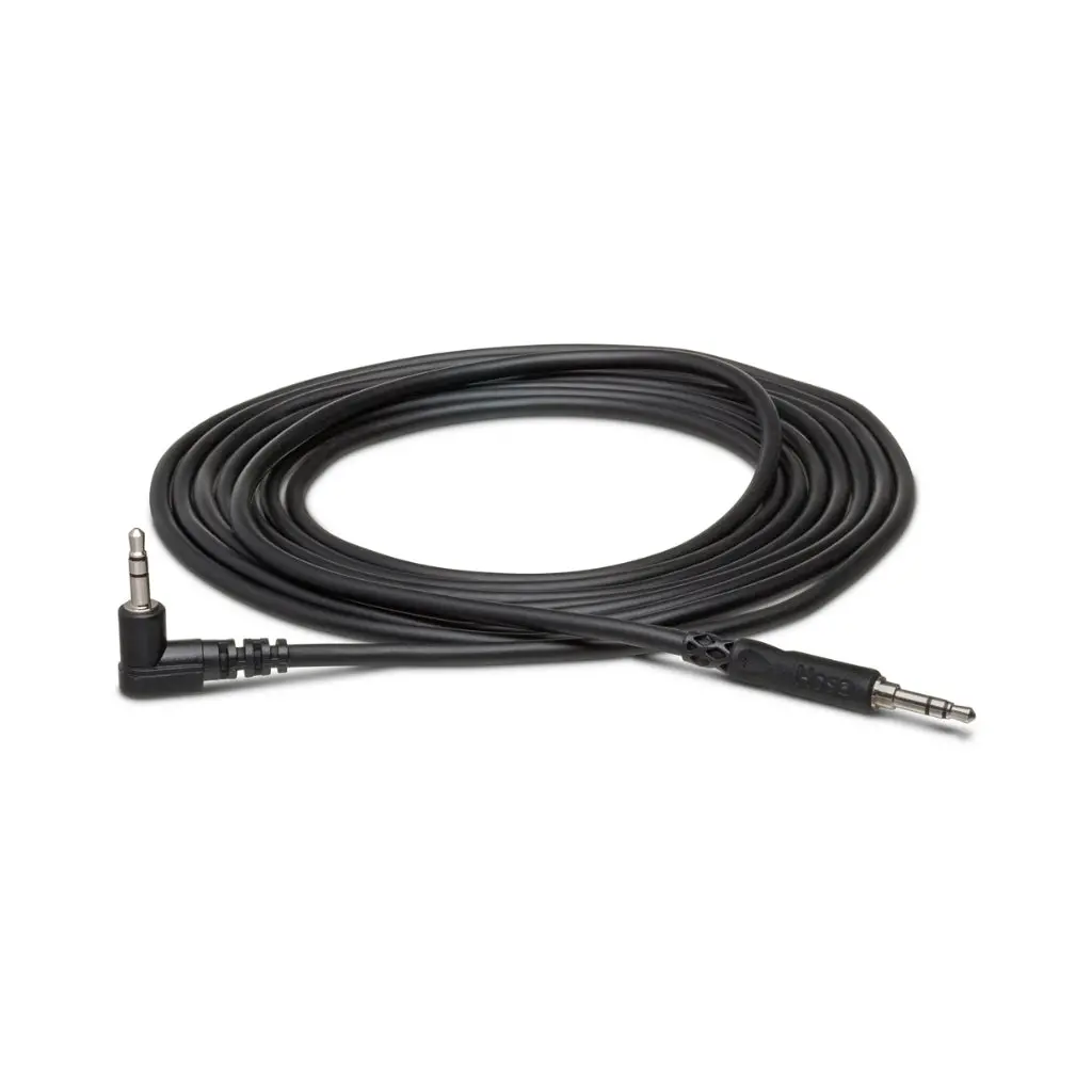 Hosa Technology 3.5Mm Trs To Right-Angle 3.5Mm Trs Stereo Interconnect Cable 10Ft 1