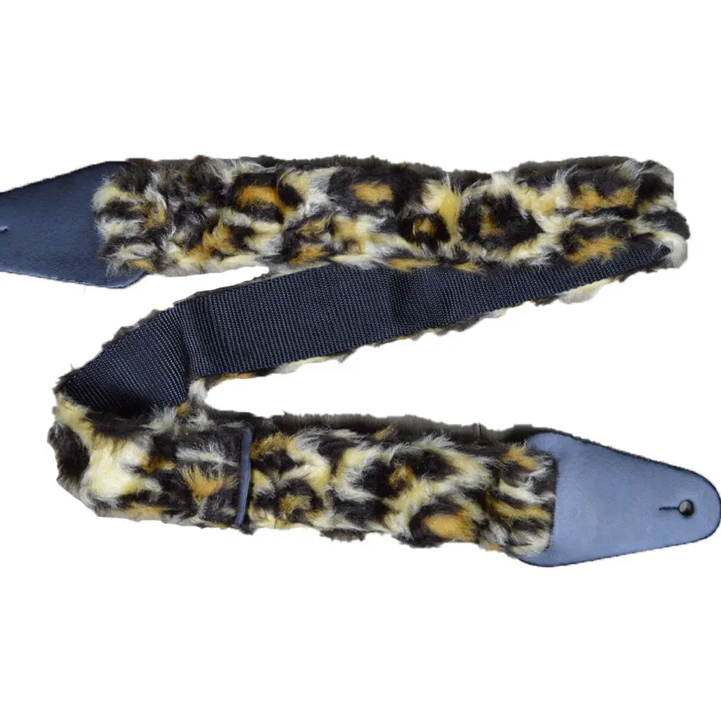 Colonial Leather - Animal Fur Strap - Brown Long Fur 1