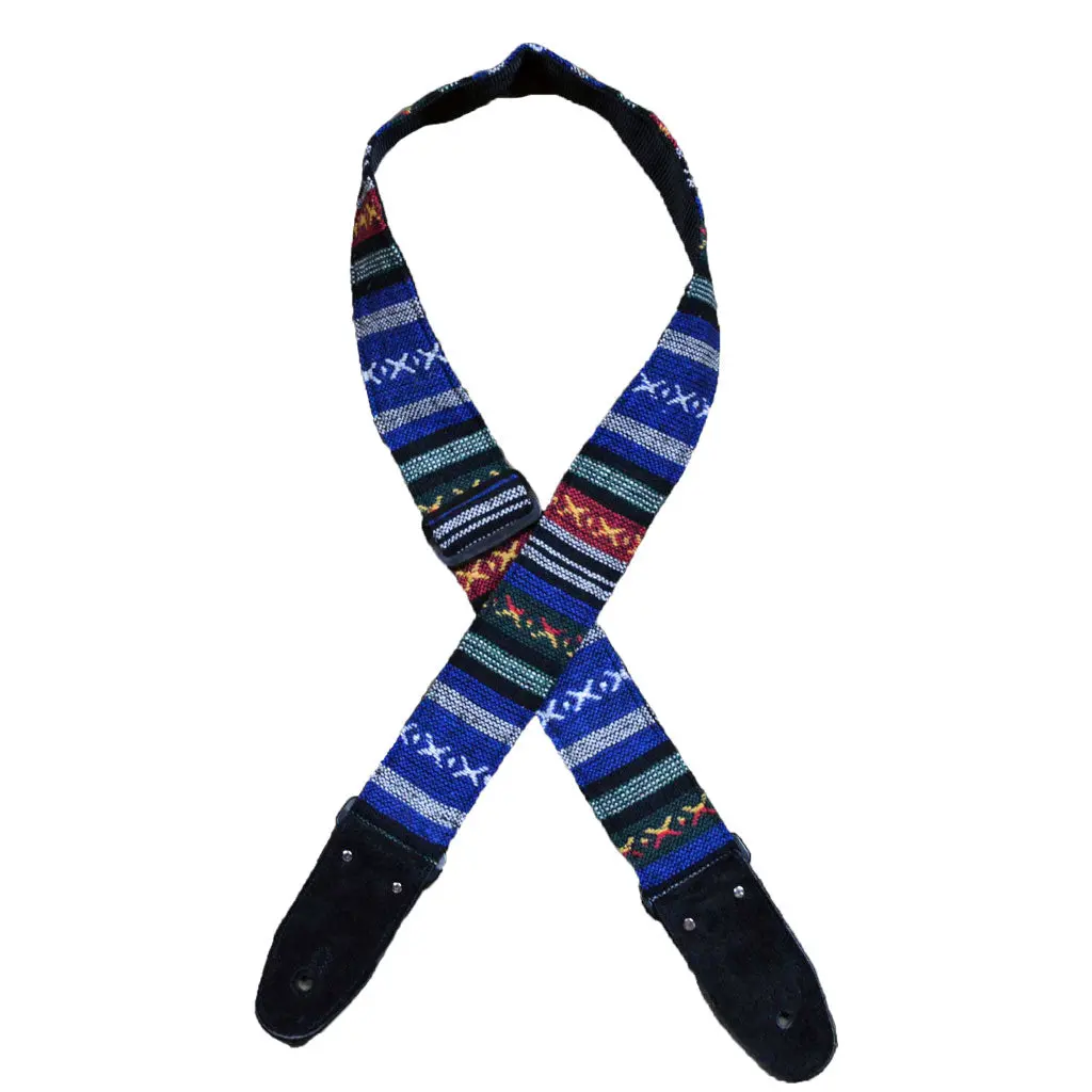 Colonial Leather - Rasta Rag Strap - Blue 1