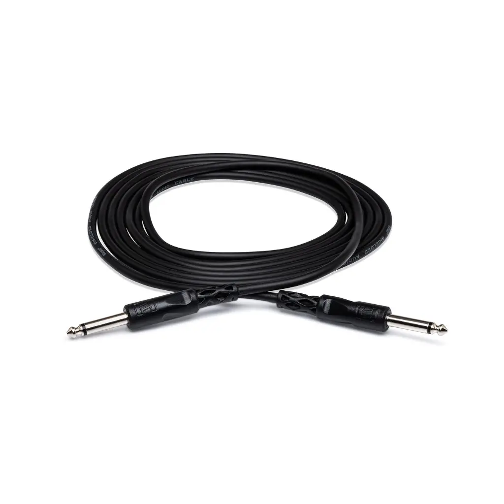 Hosa Technology 1/4 In Ts To 1/4 In Ts Unbalanced Interconnect 1.5M 1